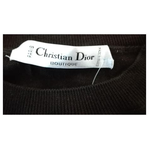 pull dior noir|Pulls et cardigans .